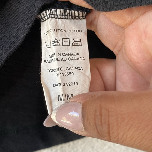 Hiro Clark 99 Cent Dreams Black Graphic Short Sleeve Crewneck Cotton T Shirt M - Picture 7 of 7